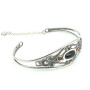 Azabache Jet Silver Pendant - F02215