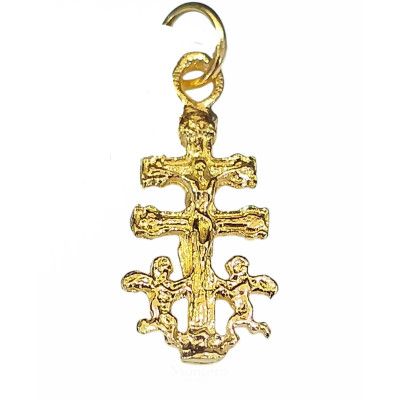 Gold Cross Pendant- Montero Jewelers