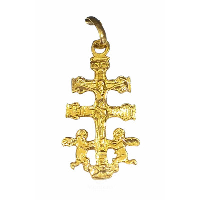 Gold Cross Pendant- Montero Jewelers
