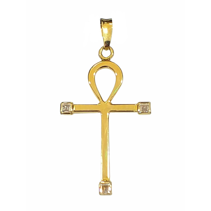Gold Cross Pendant- Montero Jewelers