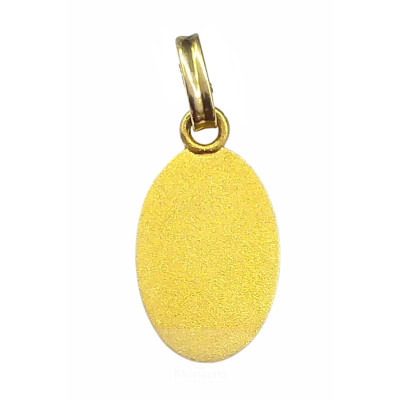 Colgante Oro Liso Matizado