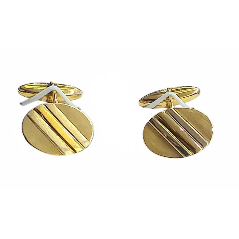 Gold 18kts.CUFFLINKS - Montero Jewelers