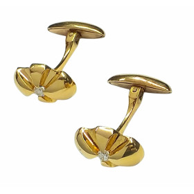Gold 18kts.CUFFLINKS - Montero Jewelers