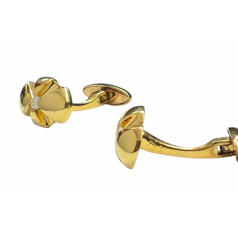 Gold 18kts.CUFFLINKS - Montero Jewelers