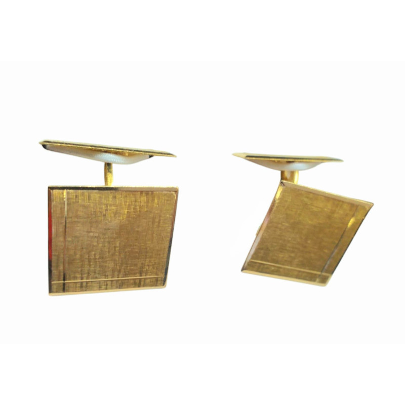 Gold 18kts.CUFFLINKS - Montero Jewelers