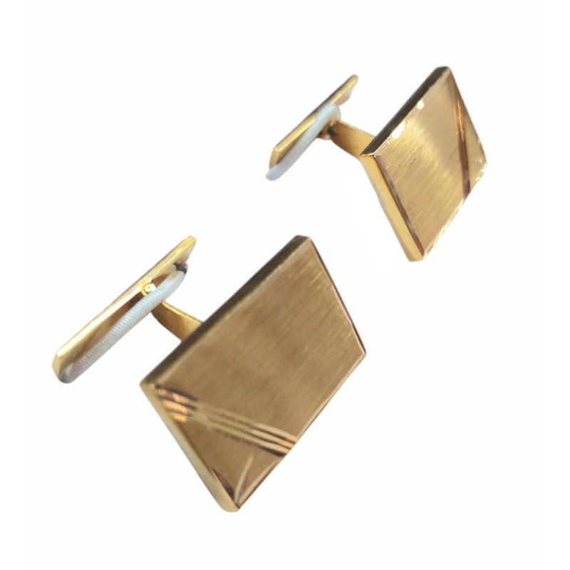 Gold 18kts.CUFFLINKS - Montero Jewelers