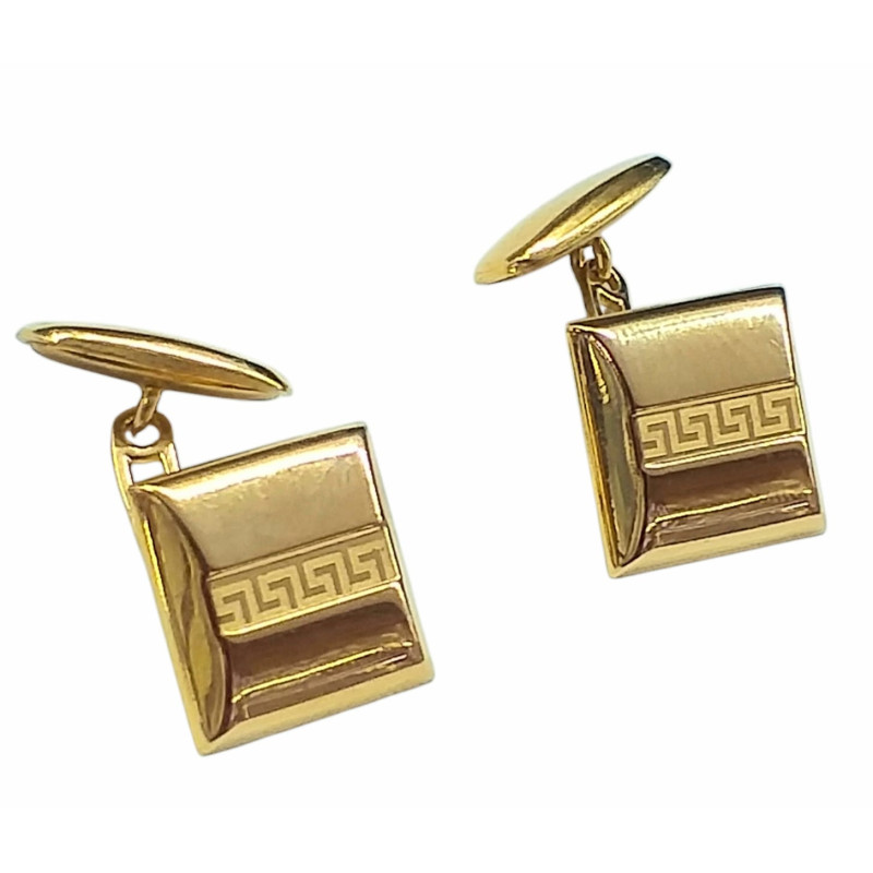 Gold 18kts.CUFFLINKS - Montero Jewelers