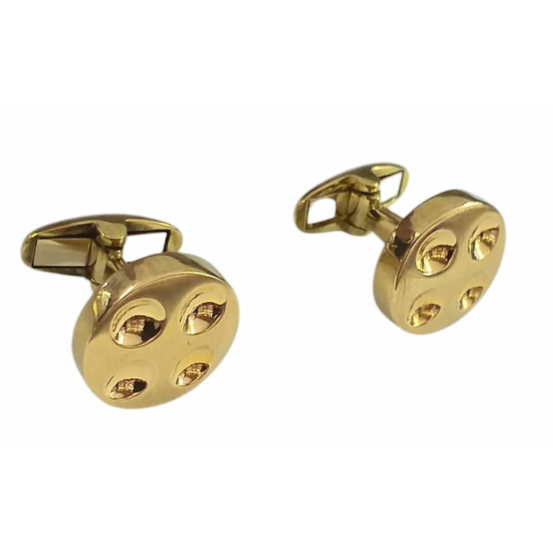 Gold 18kts.CUFFLINKS - Montero Jewelers