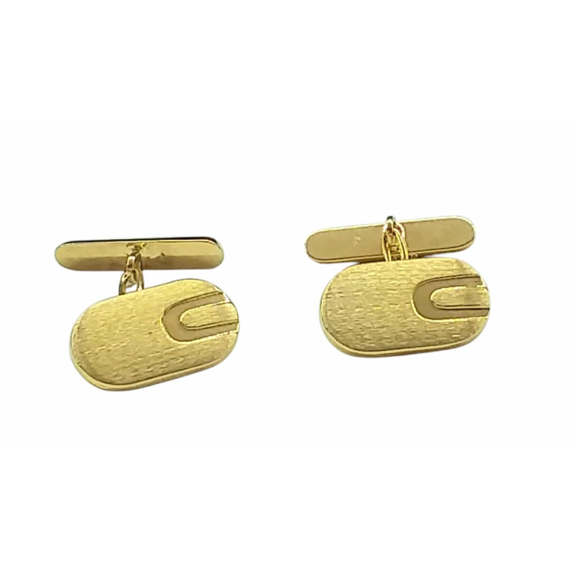 Gold 18kts.CUFFLINKS - Montero Jewelers