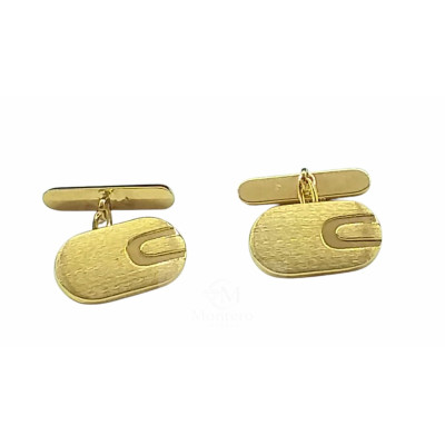 Gemelos Oro Matizado
