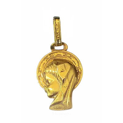 Medalla Oro Virgen Niña