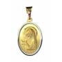 Medalla Oro Bicolor Virgen Niña