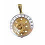 Medalla Oro Bicolor Virgen Niña