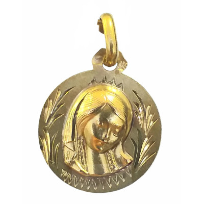 Medalla Oro Virgen Niña