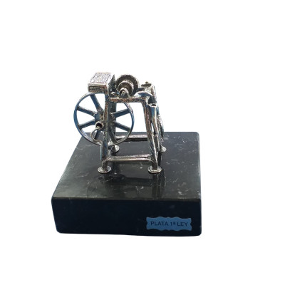 Rueda De Afilador Plata Base Marmol