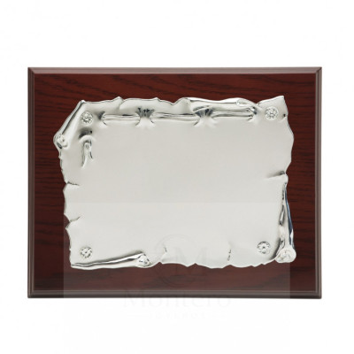 Bilaminated Silver Plaque