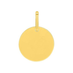 Colgante Disco Liso Chapada Oro