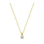 Collar Chapado Oro Circonita