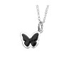 Colgante Mariposa Plata y Azabache