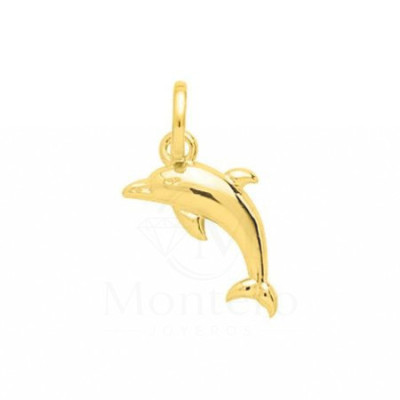 Colgante Delfin Chapado Oro