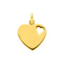 Colgante Corazon Chapado Oro