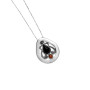 Azabache Jet Silver Pendant - H02675