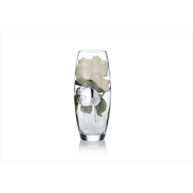 Florero Cristal Liso Aplique Boda - Aniversario