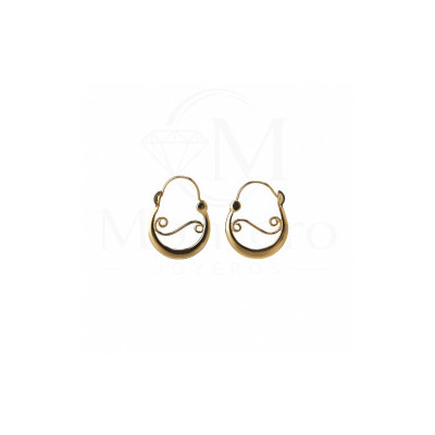 Pendientes Plata Chapada Aros de Fonsagrada