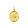 Colgante Medalla Virgen Chapado Oro