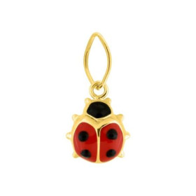 Colgante Oro Mariquita Esmalte 1-07431-0-7 - Montero Regalos