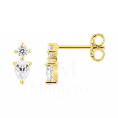 Pendientes Oro 9K