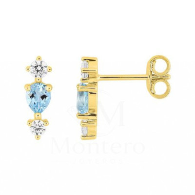 Pendientes Oro 9K