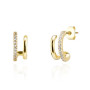 Gold Plated Silver Earrings