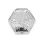 Caja Plata Pastillero Hexagonal Grabado