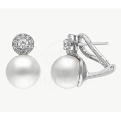 Majorica Pearl Earrings | 925 Sterling Silver