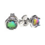 Pendientes Plata Piedra Color
