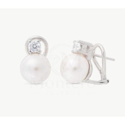 Majorica Pearl Earrings | 925 Sterling Silver