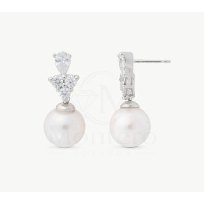 Majorica Pearl Earrings | 925 Sterling Silver