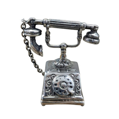 Miniatura Plata Telefono