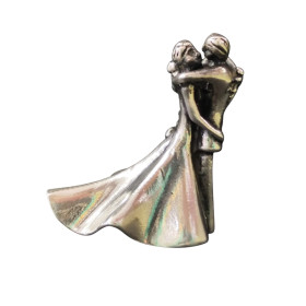 Miniatura Plata Pareja de Boda - Recien casados - Novios