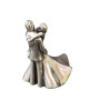 Miniatura Plata Pareja de Boda, recien casados, novios - Montero Regalos