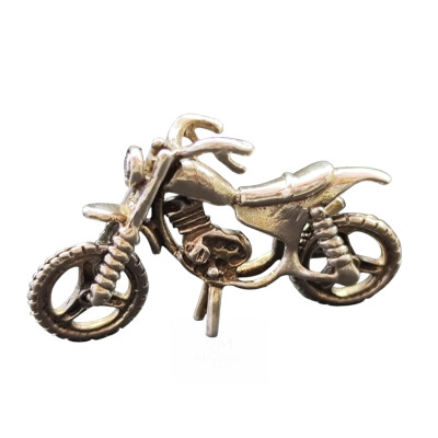 Miniatura Plata Motocicleta