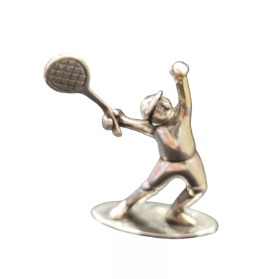 Miniatura Plata Jugador de Futbol