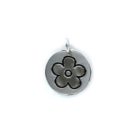 Azabache Jet Silver Pendant - F02215
