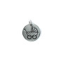 Azabache Jet Silver Pendant - F02215