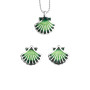 Silver Pendant and earrings