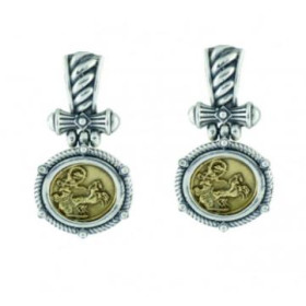 Pendientes Plata y Bronce