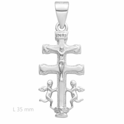 Colgante Plata Cruz Caravaca Mini