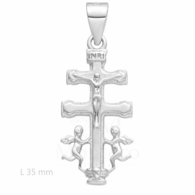 Silver Pendant Caravaca Cross