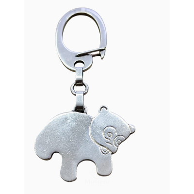 Llavero Plata Oso - Montero Regalos